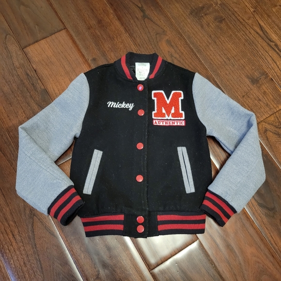 Size 2T Disney Mickey Letterman Varsity jacket - Picture 3 of 10